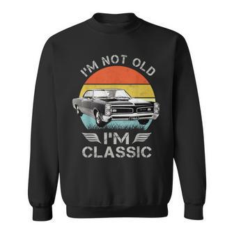 1966 66 Gto Classic Car Old School Muscle Car Sweatshirt - Thegiftio UK