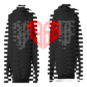 1966 ハート ヴィンテージ 1966年製 ハート型 還暦祝い スウェットシャツ - Kawaiitshirt