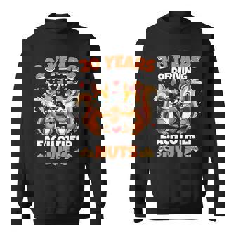 20 Aniversario De Bodas 20 Añosolviéndose Locos Manga Larga Camisa de entrenamiento - Regaloses