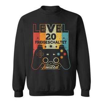 20 Jahre Mann Frau Gamer Damen Herren 20 Geburtstag Gaming Sweatshirt - Geschenkecke