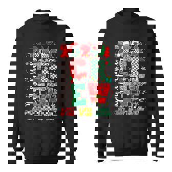 2025 Christmas Crew A Little Bit Loud Crazy Love Matching Sweatshirt - Monsterry