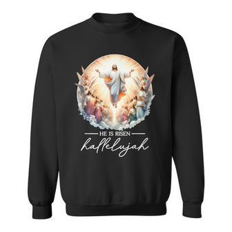 2025 Pâques Jésus-Christ Ressuscité Belle Résurrection Sweater e - Cadeauxyz
