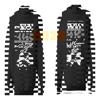 2026 Senior Color Guard Dad Flag Marching Band Parent Sweatshirt Unisex | Mazezy