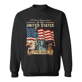 250 Anniversary Usa 250Th Us Flag Patriotic 4Th Of July Sweatshirt - Thegiftio UK