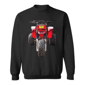 250 R 3 Wheeler All Terrain Vehicle 1985 Vintage Retro Three Wheeler Atv Atc 250R Small Black Sweatshirt - Thegiftio