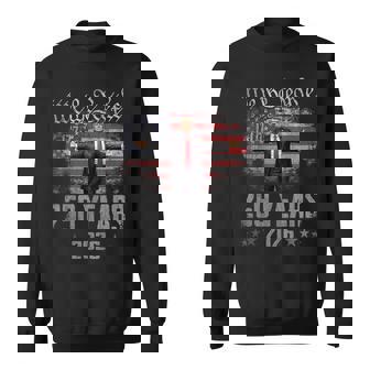 250 Years 1776-2026 250Th Vintage Trump American 4Th Of July Sweatshirt - Monsterry