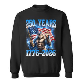 250 Years American 1776 2026 250Th Usa Patriotic 4Th Of July Sweatshirt - Thegiftio UK