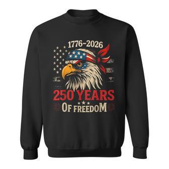 250 Years American Flag Anniversary Usa 250Th Birthday Sweatshirt - Thegiftio UK