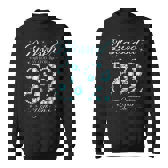 32歳の32歳の誕生日bデーパーティーに神に祝福されて スウェットシャツ - Kawaiitshirt