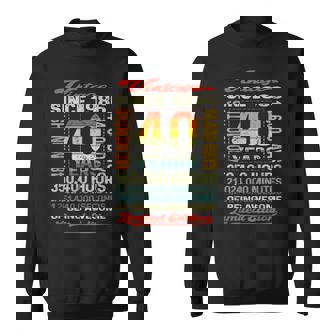 40歳 480ヶ月 すごい生まれ 1986年 40歳の誕生日 スウェットシャツ - Kawaiitshirt