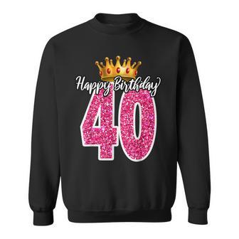 40歳 ハッピーバースデー キュート 40歳 誕生日 マッチング スウェットシャツ - Kawaiitshirt