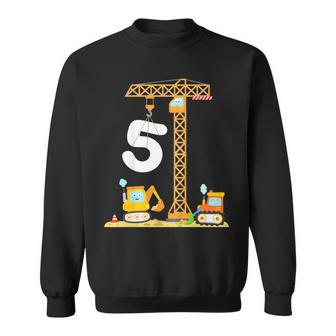 5 Años Cumpleanos Aniversario Gruaehiculos Construccion Camisa de entrenamiento - Regaloses