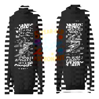 5 Year Old Astronaut 5th Birthday Planets Space Birthday Sweatshirt Unisex | Mazezy