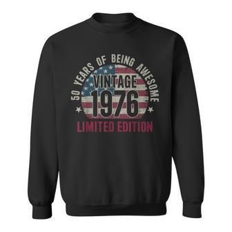 50 Years Old Vintage 1976 50Th Birthday Limited Edition Sweatshirt - Thegiftio UK