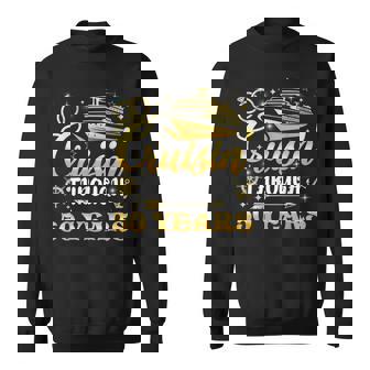 50Th Wedding Anniversary Cruise Matching Cruising Sweatshirt - Thegiftio