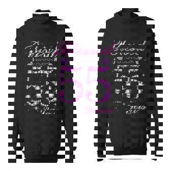 55歳の55歳の誕生日パーティーに神の祝福 スウェットシャツ - Kawaiitshirt