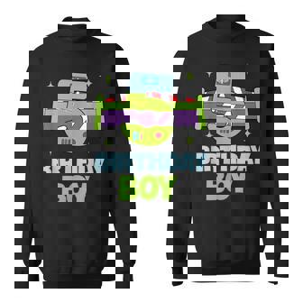 5Th Birthday Boy Toy Lover 5 Year Old Story Bday Party Sweatshirt - Thegiftio