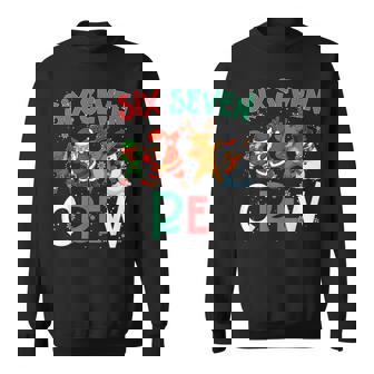 6 7 Christmas 6 7 Squad Gen Alpha Christmas Gen Alpha Slang Sweatshirt - Monsterry