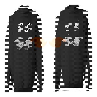 6 7 Meme Dice Hands Six Seven Pastel Vintage Sweatshirt Unisex | Mazezy