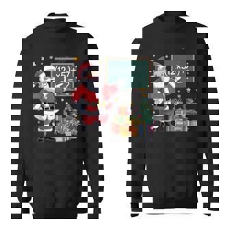 6 7 Meme Six Seven Christmas 6-7 Meme Santa 67 Sweatshirt - Thegiftio