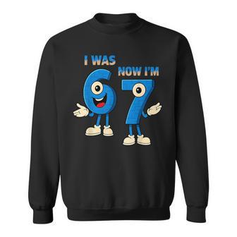 I Was 6 Now I'm 7Th Birthday 67 Italian Brainrot Sweatshirt - Thegiftio