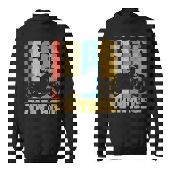 60 歳の誕生日バイカーギフトtシャツ-ヴィンテージ1966バイク スウェットシャツ - Kawaiitshirt