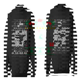 67 6 7 Meme Six Seven Ugly Christmas Gen Z Alpha Slang Sweatshirt | Mazezy