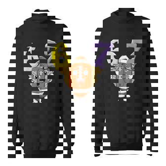 67 American Football Ball Six Seven Ice Cream Drip Sweatshirt Unisex | Mazezy