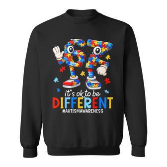 67 Autism Awareness Six Seven Boys Its Ok To Be Different Sweatshirt - Thegiftio UK