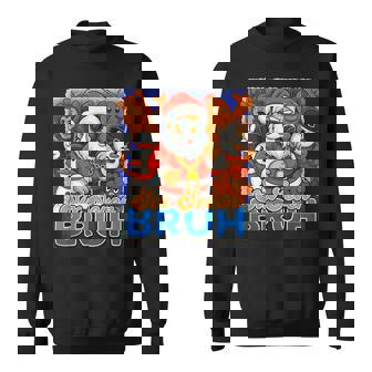 67 Bruh Christmas Rap Squad Holiday Santa Sweatshirt Unisex | Mazezy