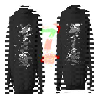 67 Christmas Couple Meme Six Seven Xmas Pajamas Sweatshirt - Monsterry