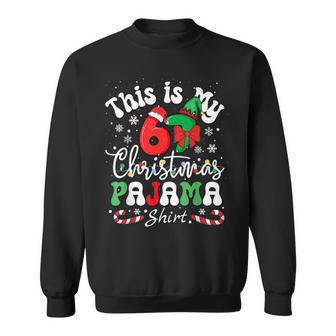 This Is My 67 Christmas Pajama Six Seven Meme Sweatshirt - Thegiftio UK