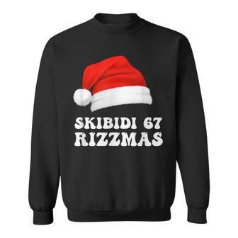 67 Christmas Rizz Skibidi Rizzmas Gen Z Slang Xmas 6 7 Sweatshirt - Thegiftio UK