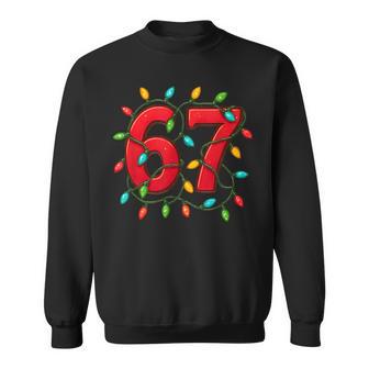 67 Christmas Six Seven 6 7 Meme Christmas Basketball Players Sweatshirt - Thegiftio