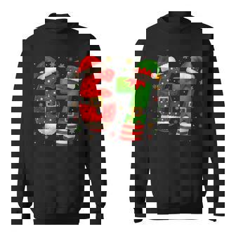 67 Christmas Six Seven Costume Santa Claus Sweatshirt | Mazezy