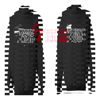 67 Christmas Six Seven Meme Squad 67 Red Plaid Xmas Sweatshirt - Thegiftio