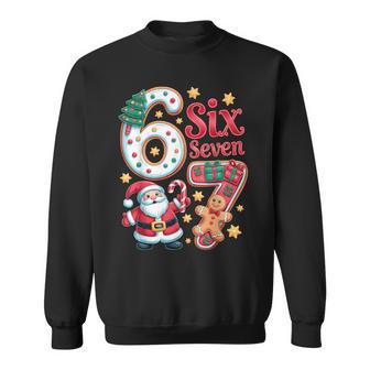 67 Christmas Trending Meme Saying 6 7 Meme Costume Xmas Sweatshirt - Thegiftio UK