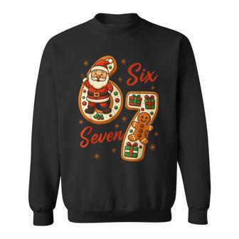 67 Christmas Trending Meme Saying 6 7 Costume Xmas Sweatshirt - Thegiftio UK