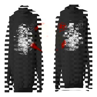 67 Christmas Vintage Santa Six Seven Meme Brainrot Sweatshirt - Monsterry