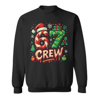 67 Crew Matching Christmas Family Meme Holiday Sweatshirt - Thegiftio UK