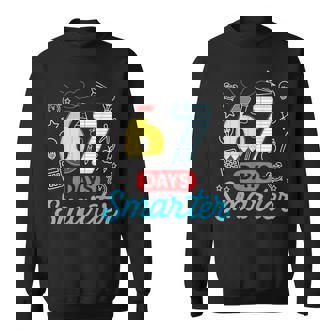 67 Days Smarter Six Seven Meme Teachers Students Kids Sweatshirt Unisex | Mazezy