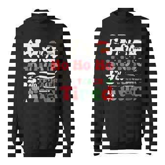 67 Ho Ho Ho 33 Teacher Tired Retro Christmas 67 Teacher Sweatshirt Unisex | Mazezy