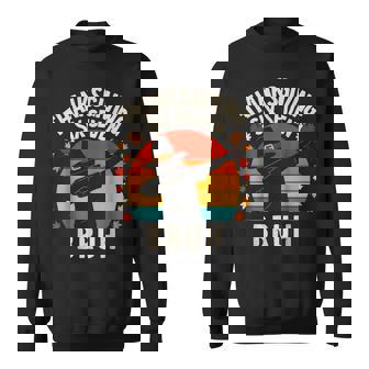 67 Meme 6 7 Dabbing Turkey Thanksgiving Six Seven Bruh Boys Sweatshirt Unisex | Mazezy