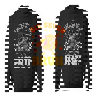 67 Meme 6 7 Thanksgiving Turkey Dabbing Six Seven Bruh Sweatshirt Unisex | Mazezy