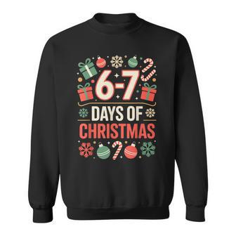 67 Meme Christmas Holiday Six Seven Gen Alpha Z Sweatshirt - Thegiftio UK