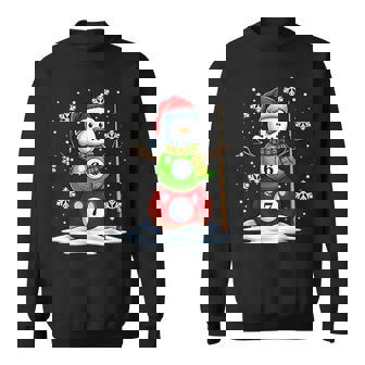 67 Meme Christmas Snowman Billiards Players Pool Game Balls Sweatshirt Unisex | Mazezy