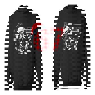 67 Meme Christmas Red Plaid Xmas Pajamas Ns Boys Sweatshirt | Mazezy