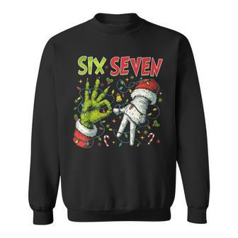 67 Meme Humor 6-7 Six Seven Christmas 67Th Birthday Sweatshirt - Thegiftio UK