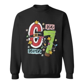 67 Meme Humor 6-7 Six Seven Christmas 67Th Birthday Sweatshirt - Thegiftio UK