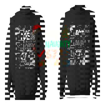 67 Meme Humor 6-7 Six Seven Nice Naughty 67 Christmas Sweatshirt - Monsterry